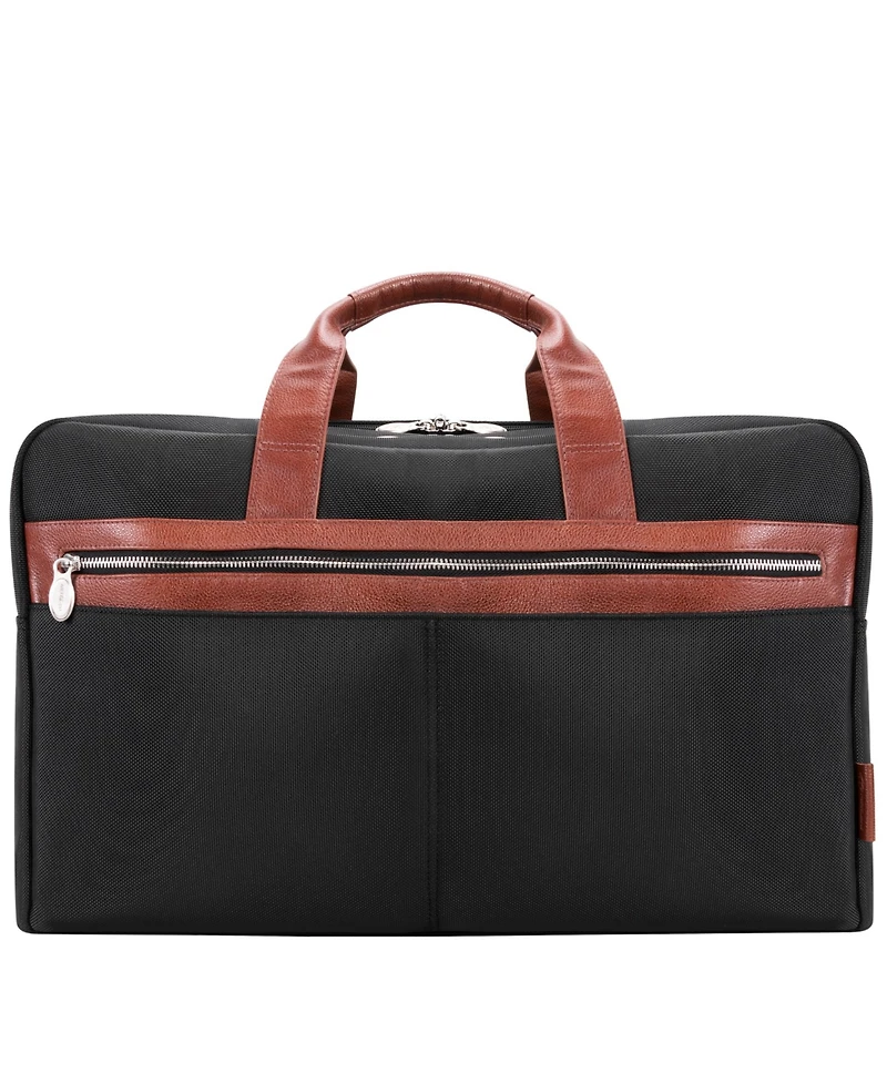 McKlein Wellington 21" Two-Tone Dual-Compartment Laptop Tablet Carry-All Duffel