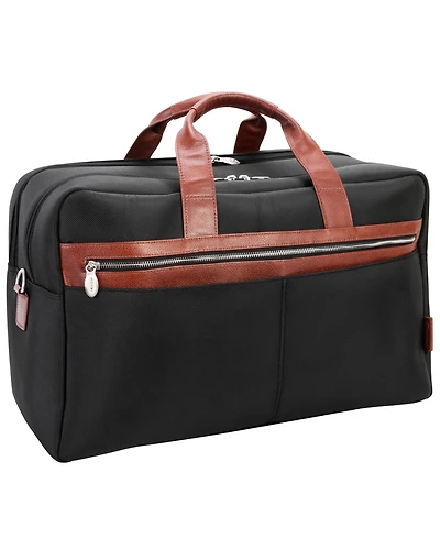 McKlein Wellington 21" Two-Tone Dual-Compartment Laptop Tablet Carry-All Duffel