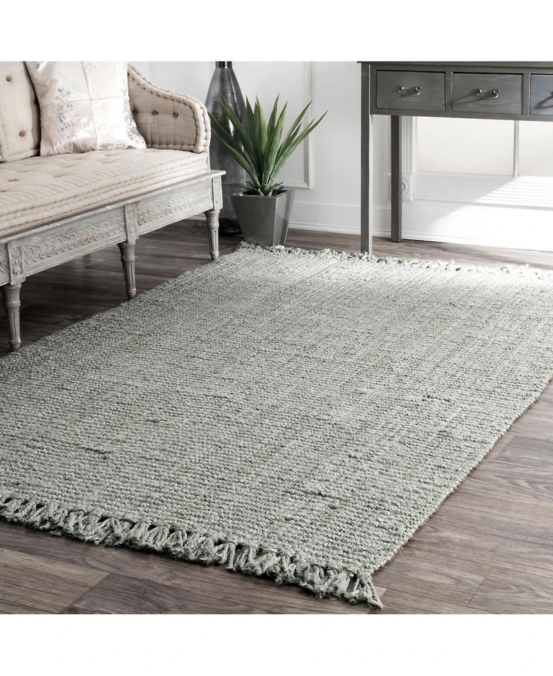 nuLoom Natura Collection Chunky Loop 5' x 7'6" Area Rug