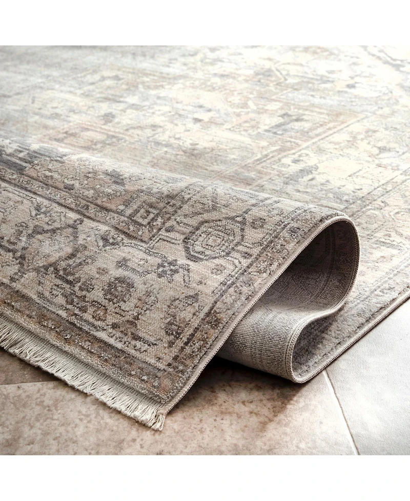 nuLoom Mystic Ehtel Medallion Fringe 8' x 10' Area Rug
