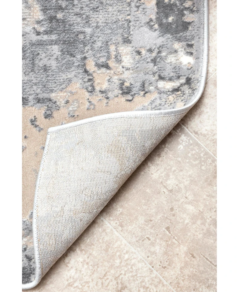 nuLoom Cyme Vintage-Inspired Natalya Gray 5' x 8' Area Rug