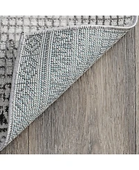 nuLoom Creek Vintage-Inspired Amerie Gray 5' x 8' Area Rug