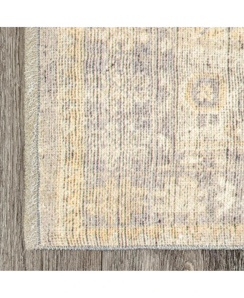 nuLoom Collina Transitional Luz Beige 5'3" x 7'7" Area Rug