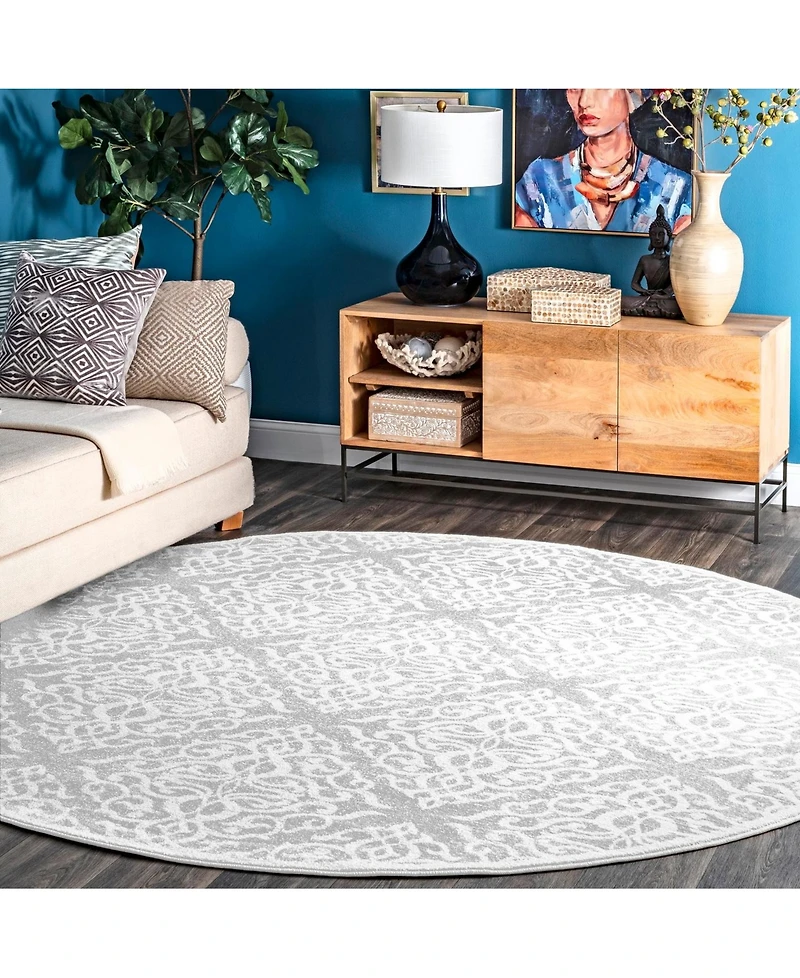 nuLoom Bodrum Ombre Contessa Gray 8' x 10' Area Rug