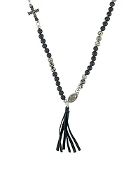 Mr Ettika Secret Ceremony Dalmatian Stone Necklace
