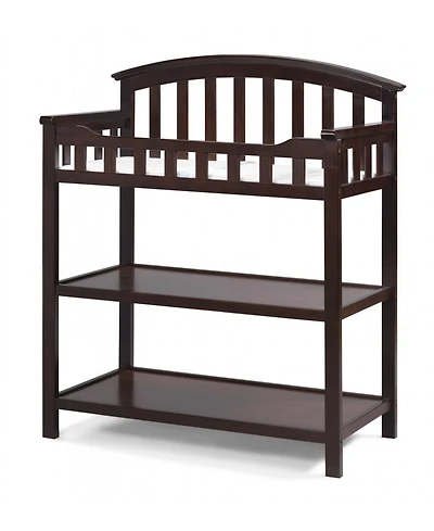 Graco Changing Table with Water-Resistant Changing Pad (Espresso