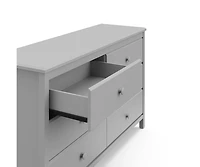 Storkcraft Alpine 6 Drawer Dresser - Nursery, Kids & Bedroom Storage Dresser