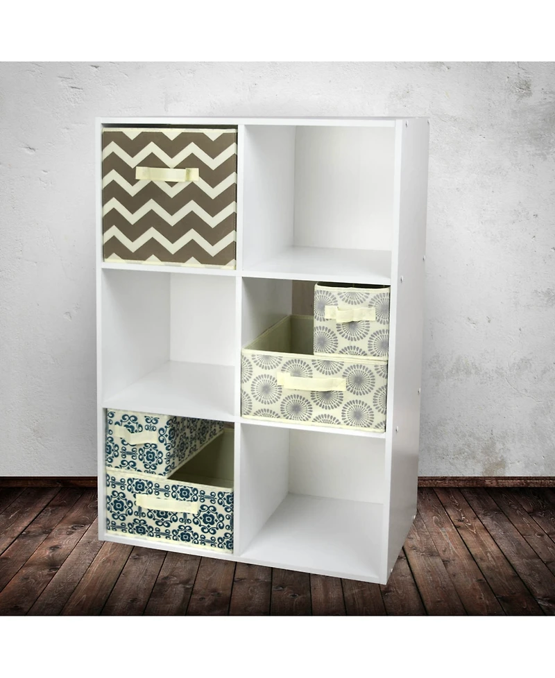 Design Imports 2-Pc. Polyester Storage Bin Set