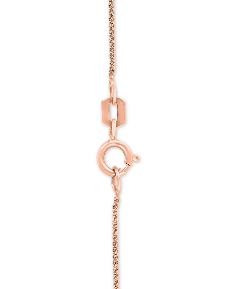 Lali Jewels Garnet (7-5/8 ct. t.w.) & Diamond (1/5 ct. t.w.) 18" Pendant Necklace in 14k Rose Gold