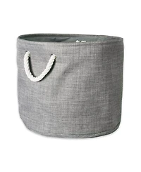 Design Imports Polyester Bin Variegated Round Small