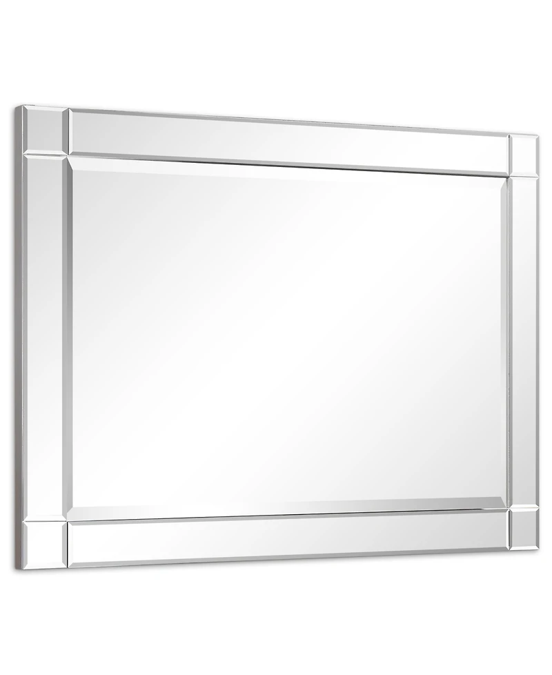 Empire Art Direct Moderno Squared Corner Beveled Rectangle Wall Mirror, 40" x 30" x 1.18"