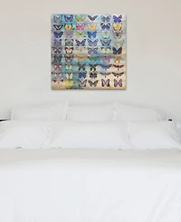 Empire Art Direct Butterflies Arte de Legno Digital Print on Solid Wood Wall Art, 36" x 36" x 1.5"