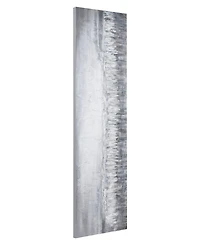 Empire Art Direct Silver Dust Textured Metallic Hand Painted Wall Art by Martin Edwards, 20" x 72" x 1.5"