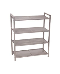 Household Essentials 4-Tier Mesh Shoe Rack