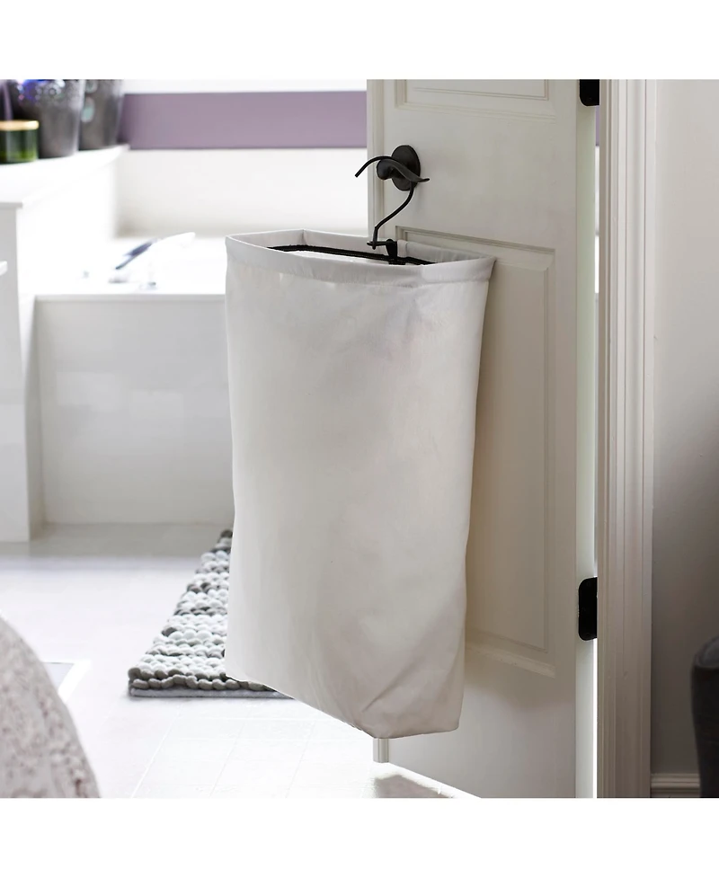 Household Essentials Door Hanging Laundry Bag, Trim