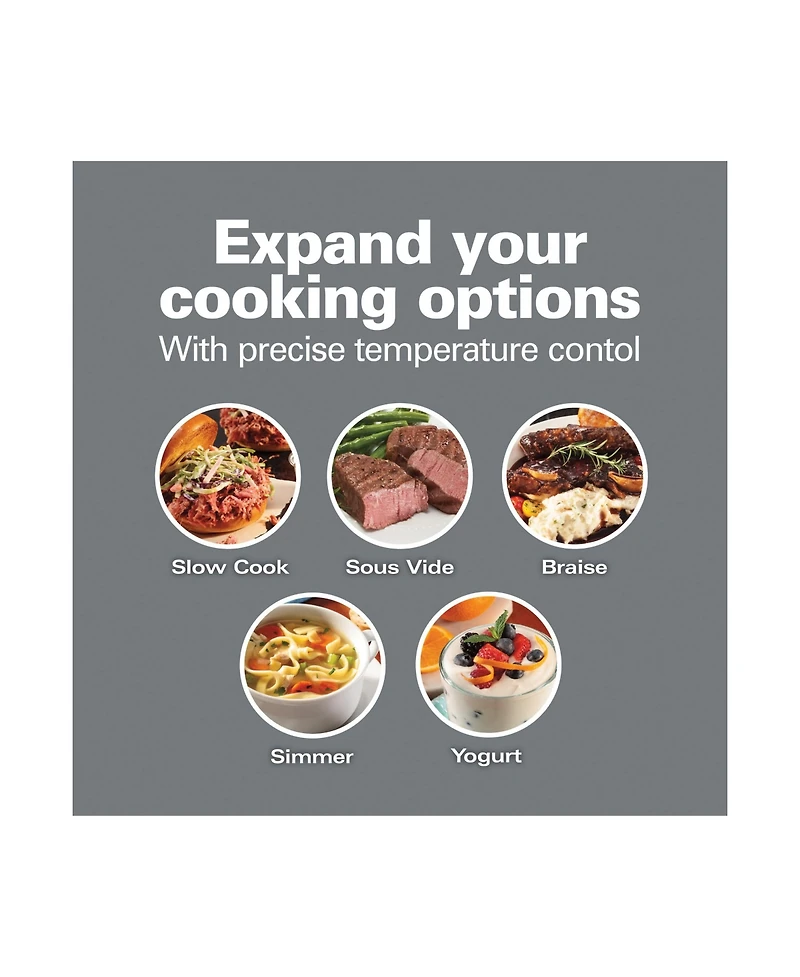 Hamilton Beach Temp Tracker 6 Qt. Slow Cooker - 33867