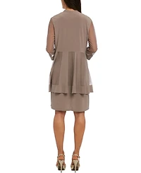 R & M Richards Embellished Dress & 3/4-Sleeve Jacket