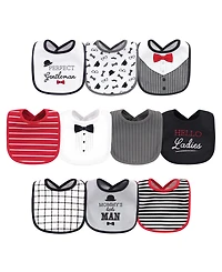 Little Treasure Boys Ten-Pack Absorbent Interlock Bibs