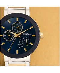 Bulova Men's Futuro Two-Tone Stainless Steel Bracelet Watch 40mm