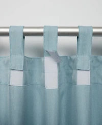 Exclusive Home Curtains Biscayne Indoor - Outdoor Two Tone Textured Grommet Top Curtain Panel Pair