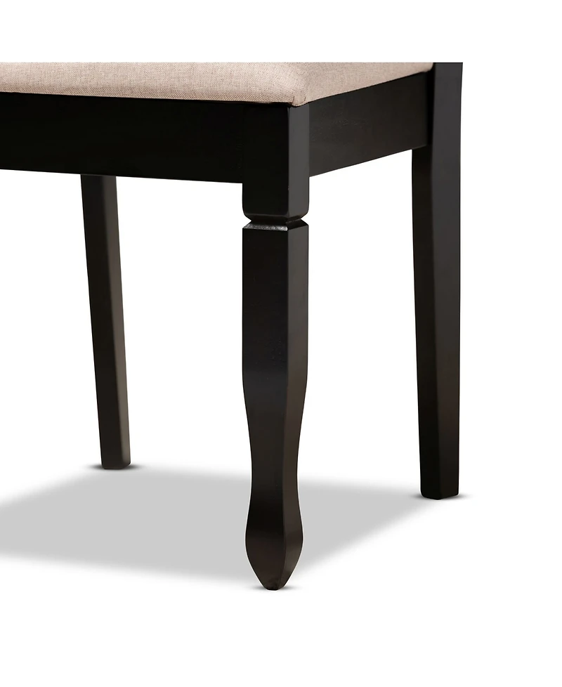 Furniture Reneau Transitional 2 Piece Dining Chair Set with Seat