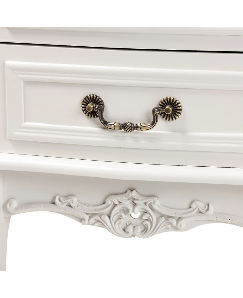 Furniture Gabrielle Victorian 2 Drawers Nightstand