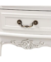 Furniture Gabrielle Victorian 2 Drawers Nightstand
