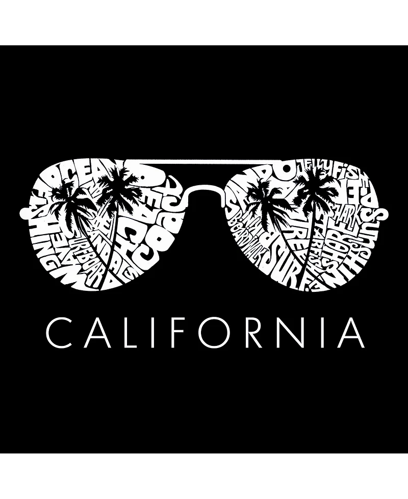 La Pop Art Men's Word - California Shades T-Shirt