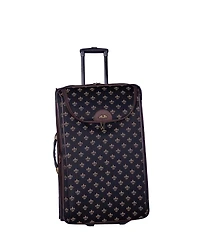 American Flyer Fleur De Lis 4 Piece Luggage Set