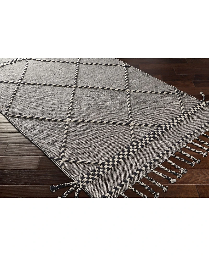 Closeout! Livabliss Apache Apa-2306 Black 5' x 7'6" Area Rug