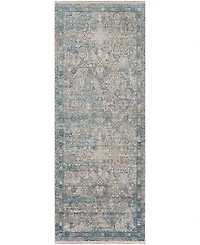 Surya Solar Sor-2314 Gray 3' x 8' Runner Area Rug