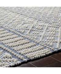 Closeout Livabliss Farmhouse Tassels Fts 2301 Denim Rug