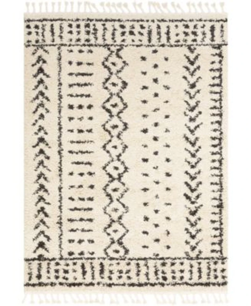 Livabliss Berber Shag Bbe 2311 Charcoal Area Rug