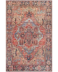 Livabliss Iris Irs-2310 Red 3'6" x 5'6" Area Rug