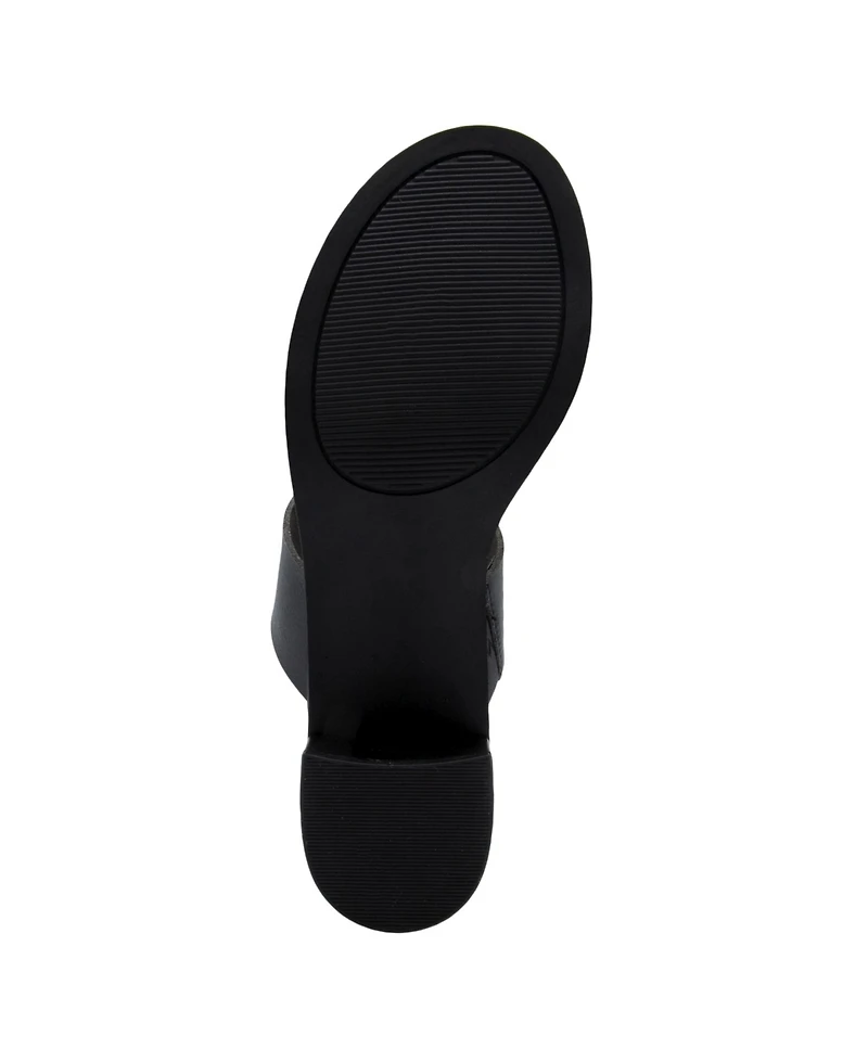Sugar Women's Halo Two-Band Block-Heel Slides