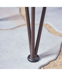 Noble House Zion Outdoor Industrial and Accent Table