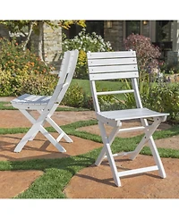 Noble House Positano Outdoor Foldable Dining Chairs
