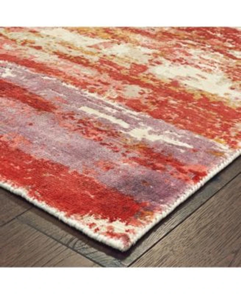 Oriental Weavers Formations 70004 Pink Area Rug