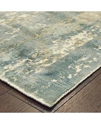 Oriental Weavers Formations 70002 Blue Area Rug