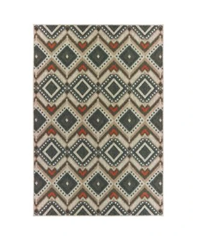 Oriental Weavers Latitude 002x3 Gray Rug