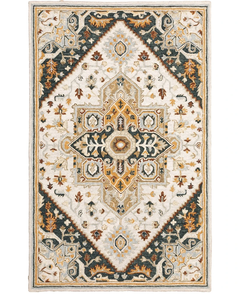 Oriental Weavers Alfresco 28407 Ivory 5' x 8' Area Rug