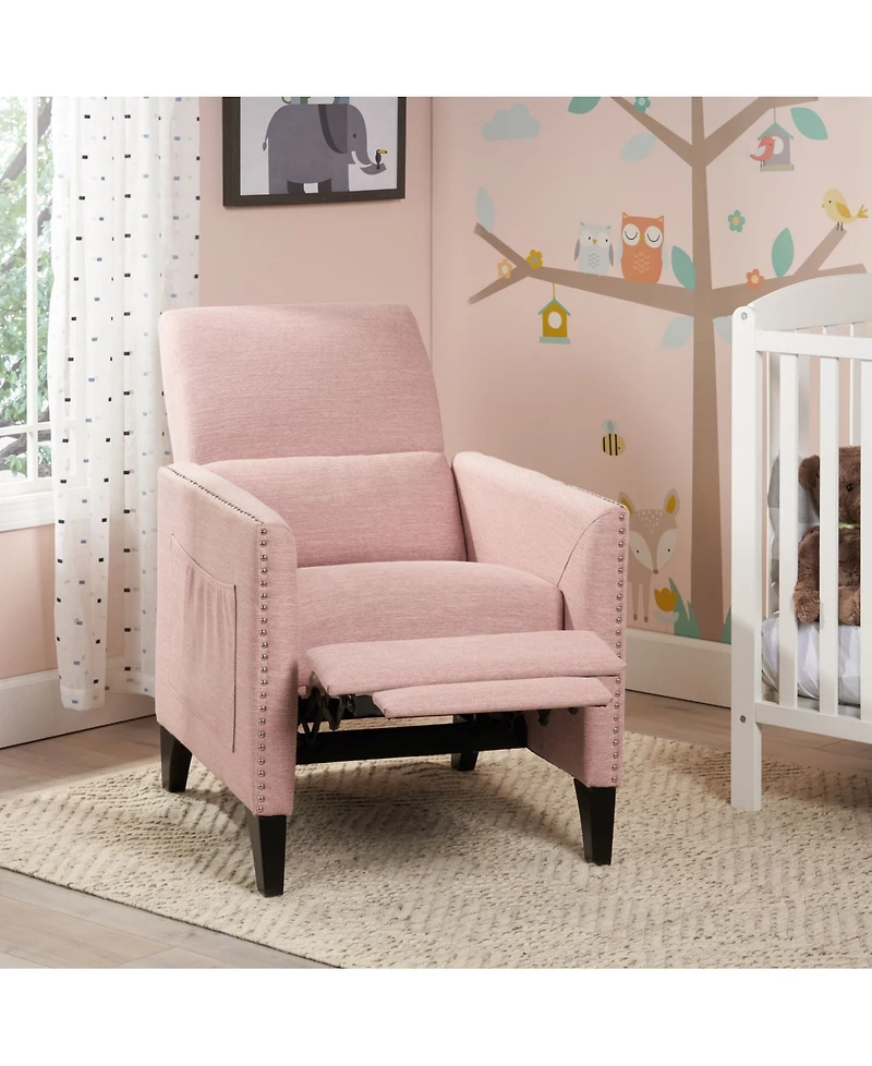 Noble House Alscot Contemporary Push Back Recliner