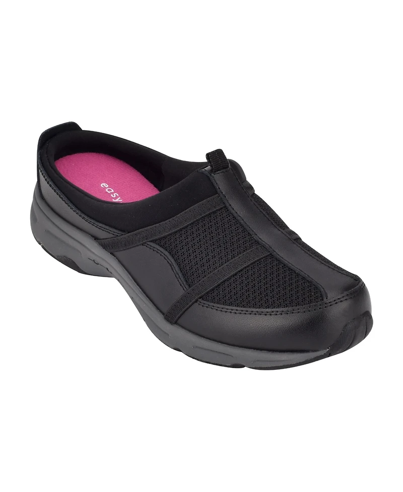 Easy Spirit Women's Argyle Mesh Walking Clogs