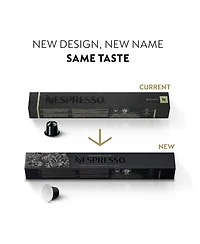 Nespresso Capsules OriginalLine, Ristretto, Dark Roast Espresso Coffee, 50-Count Espresso Pods