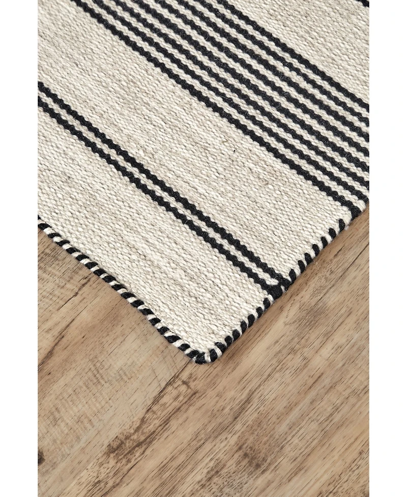 Feizy Duprine R0560 Black 2' x 3' Area Rug