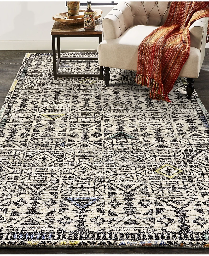 Feizy Arazad R8447 Black 8' x 11' Area Rug