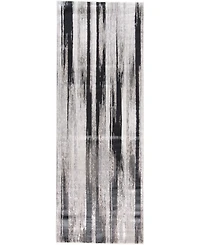 Feizy Micah R3338 Black 2'10" x 7'10" Runner Rug