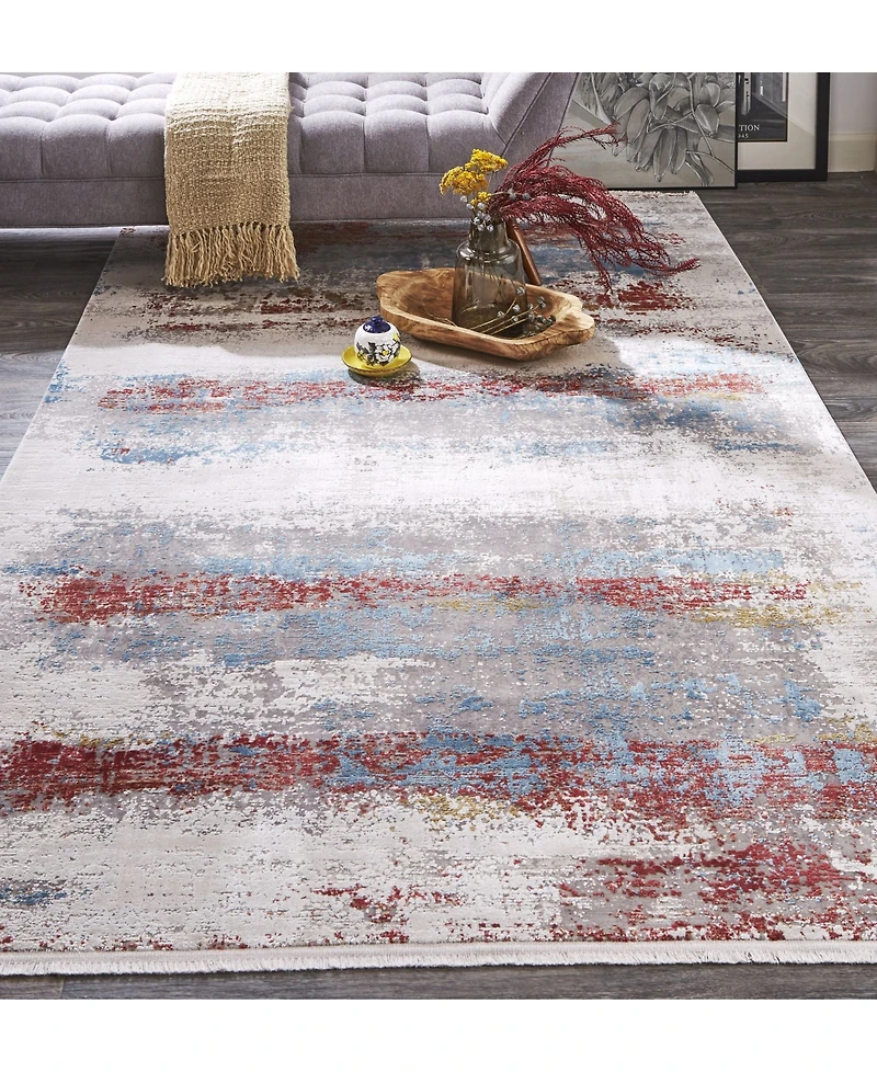 Feizy Cadiz R3902 Multi 4'10" x 7'10" Area Rug