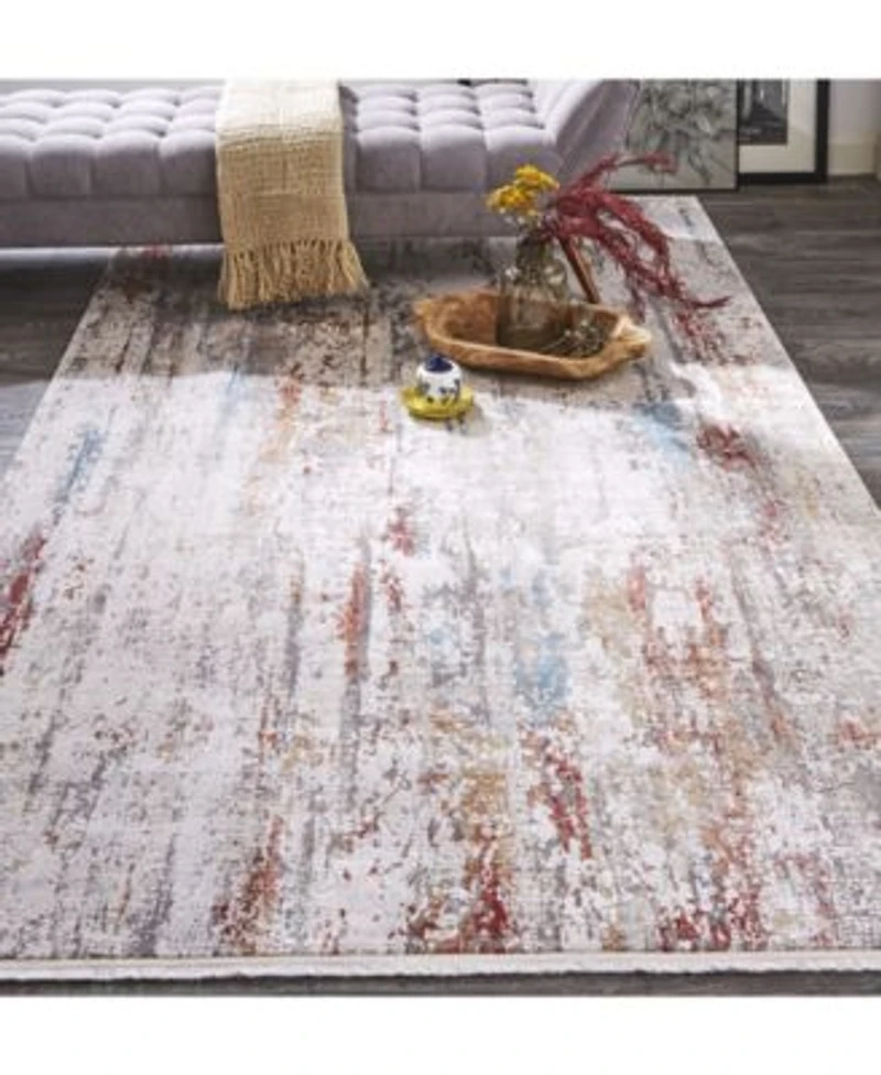 Simply Woven Rayne R3903 Ivory Rug