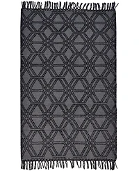 Feizy Phoenix R0807 Charcoal 5' x 7'6" Area Rug